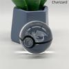 5cm  3D Crystal Ball Pikachu Eevee Mewtwo Carving Model LED Color Light Base Children's Gift Fans Toy Birthday Gift