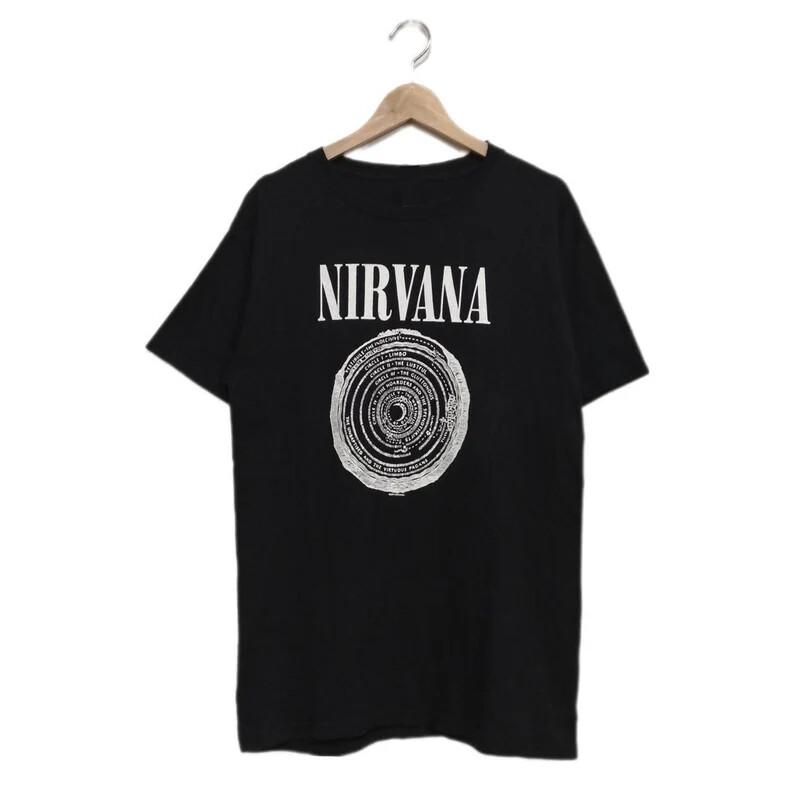 Vintage Nirvana T-shirt  Nirvana Band Tee Vintage T-shirt Cotton Graphic Tee L