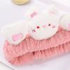 Lady Headband Cartoon Animals Thick High Elasticity Fluffy Sports Face Washing Sweat Absorption Bathing Lady Hair Band Hair Accessories