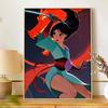 Disney Mulan Diamond Painting Kit 5D DIY, suitable for beginners and craft lovers, interior space decoration