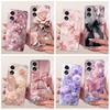 For OPPO A18 A38 4G Case CPH2579 CPH2591 Shockproof Cover Popular Flower Bowknot Soft Silicone Fundas For OPPOA18 OPPOA38 Bumper