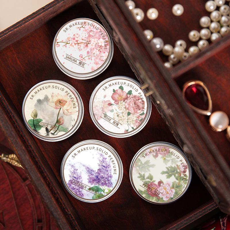 

SR MAKE UP Shadow Language Han Fei Твердый парфюм - Цветочные ароматы Розы, Пиона, Лотоса, Лаванды Gardenia