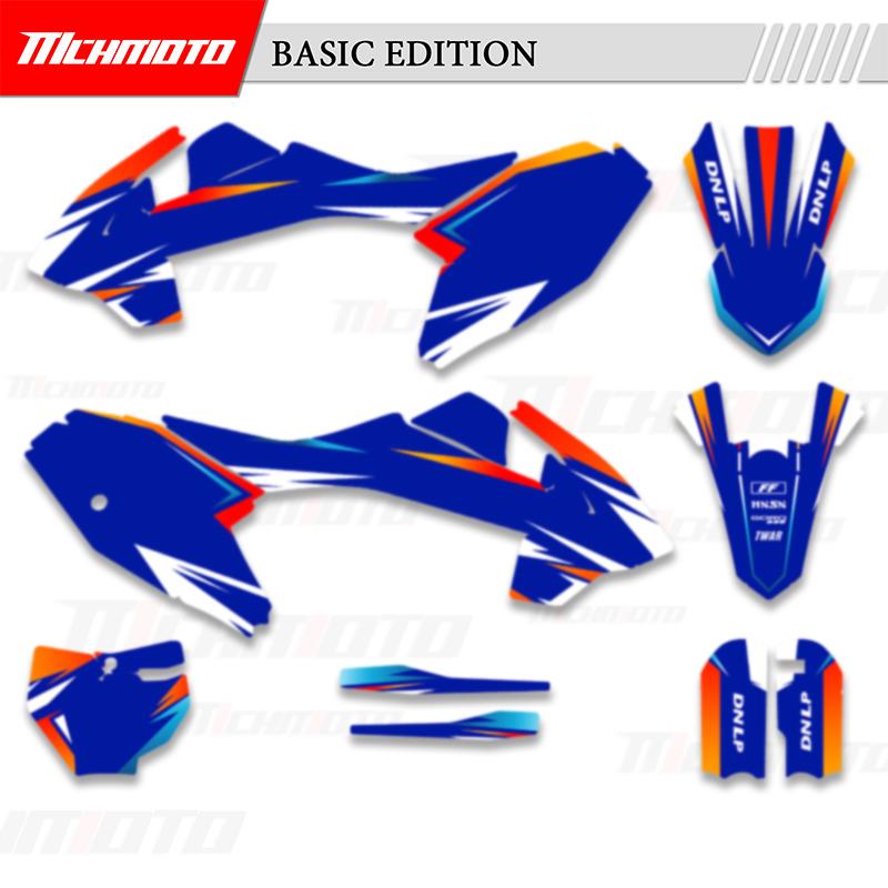 MCHMFG Motorcycle Full Graphics Backgrounds Decal Stickers Kits For KTM SX65 2016- MC65 MC 65