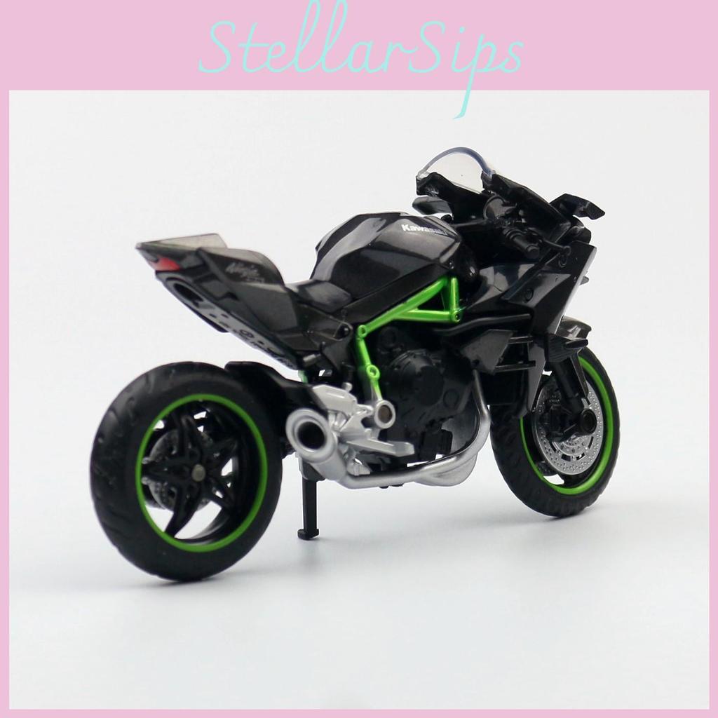 Alloy Kawasaki Simulation Ninja Motorcycle Model Toy For Play Display And