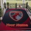 Custom Text Printed Rug Bournemouth Football Non Slip Floor Carpet For Home Room Decor