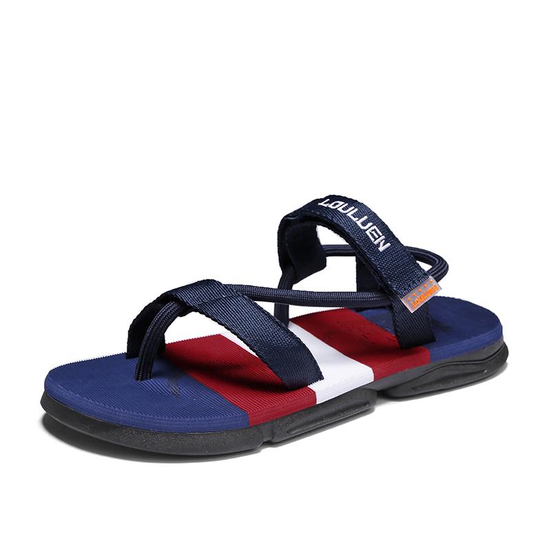 Fashion Men's Shoes Sandals Summer New Slippers Non Slip Men's Beach Shoes Sandals Summer Men's Outdoor Fashion Trend Non Slip Slippers