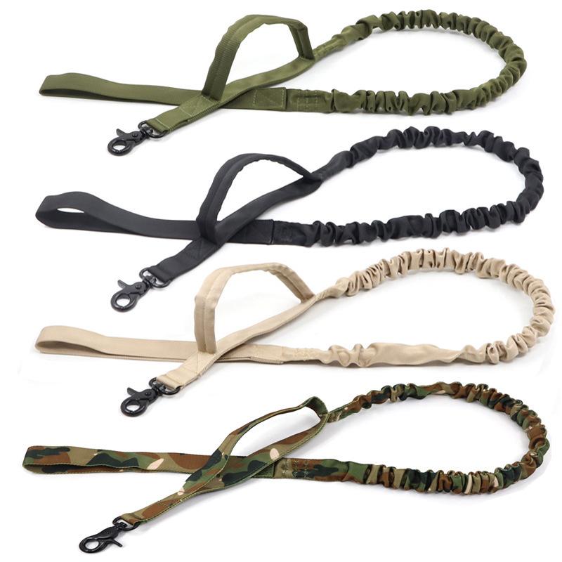 Pet Traction Rope Tactical Dog Leash Outdoor Training Large DogsRetractable Explosion-proof Dog Leash