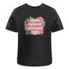 Fierce and Little Gecko Flower Design T-shirt