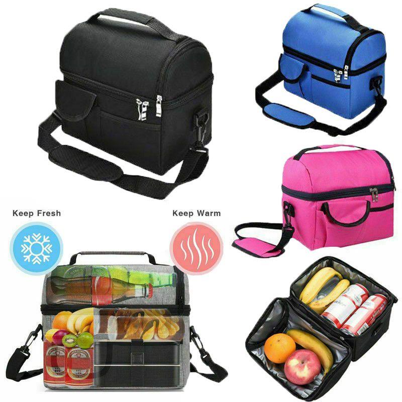 Bag Lunch Insulated For Men Women Kids Thermos Cooler Adults Tote Food Box Lunch