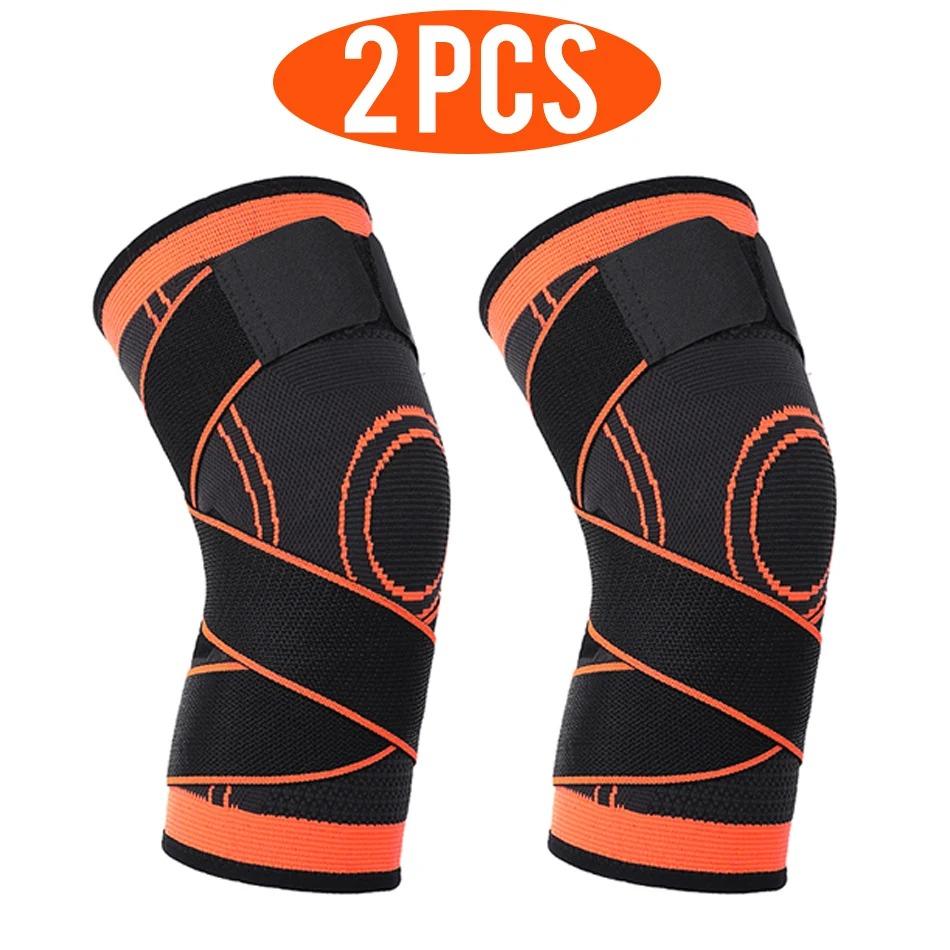 1 stuks kniebeschermers beugels sportondersteuning kniebeschermer mannen vrouwen gewrichten beschermer fitness compressie mouw volleybal