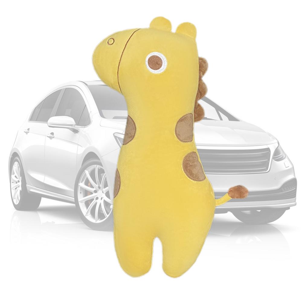 

Подушка для ремня безопасности автомобиля, дизайн животных, детская подушка для тела, подушка для тела для детей, подушка для тела для детей, регулируемые подголовники жёлтый