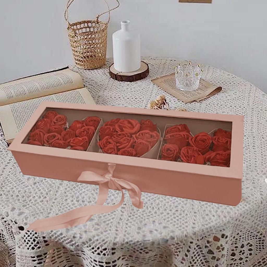 Mom Gift Flower Fillable Box 22x7.8x4inch for Floral Arrangement Accessories Multipurpose Mother's