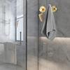 Pack of 4 Powerful Suction Hooks Luxurious Suction Cup Hooks for Tile Space Saving Bathroom Hanger Accessories