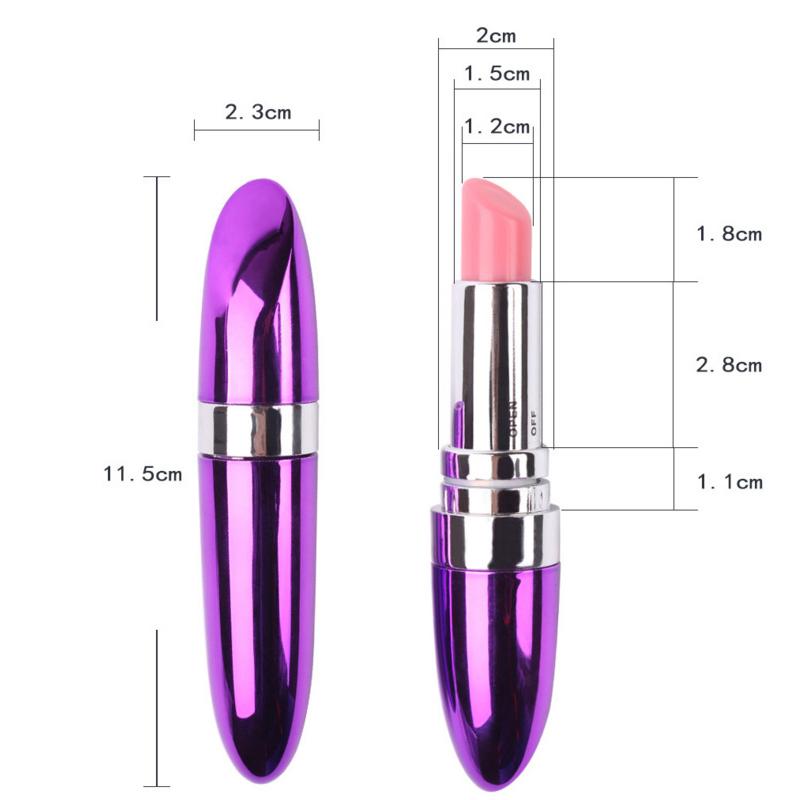 Hot Women Portable G-Spot Vibrator Small Bullet Vibrator Massager Lipsticks Vibrator Clitoris Stimulator Erotic Product Sex