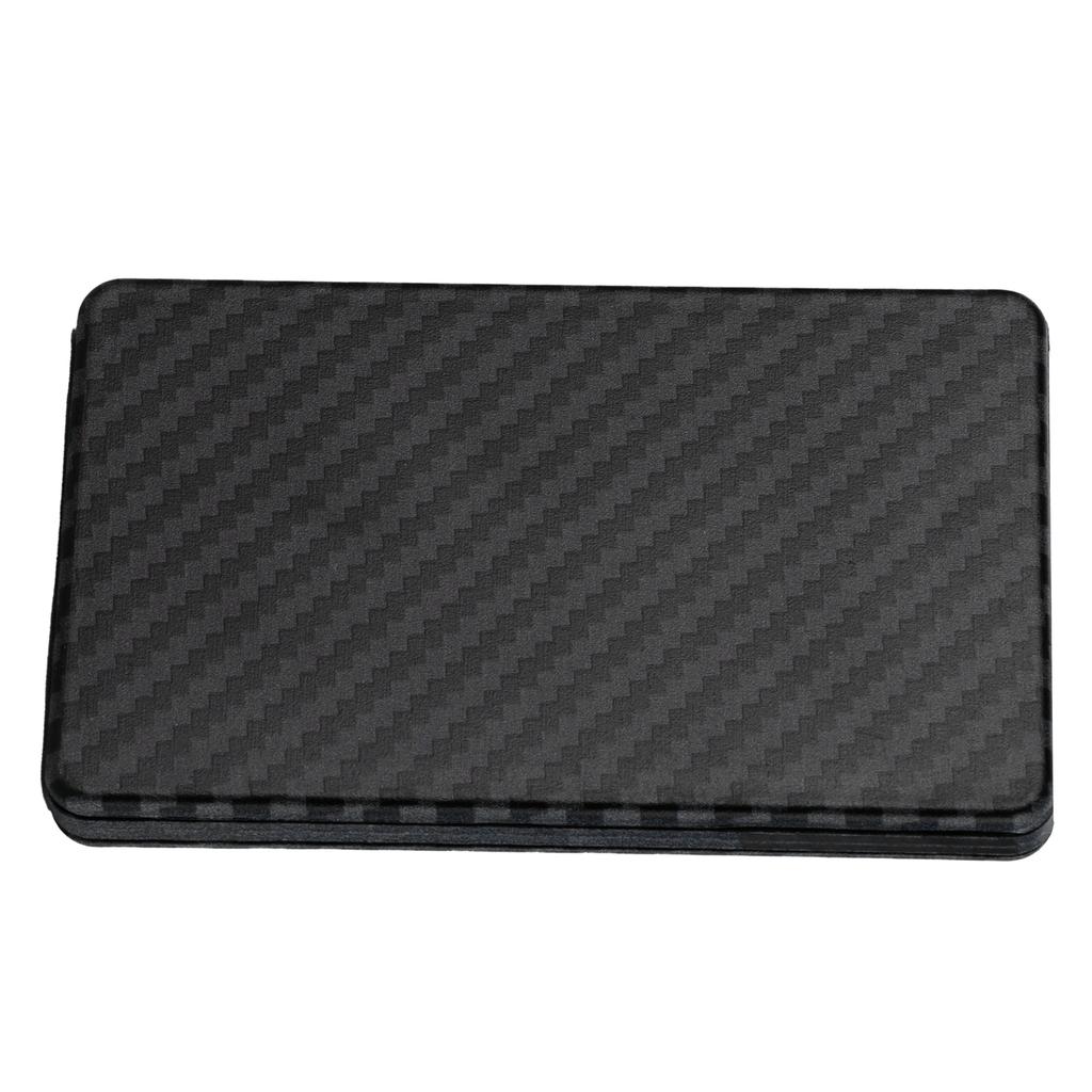 Imitation Carbon Fiber Card Holder Portable Multifunctional Man Wallet for Travel OutdoorXBD333