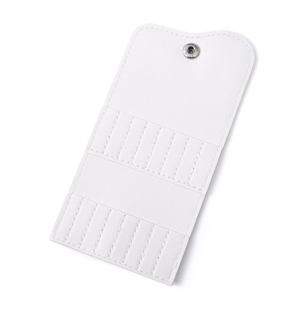 16 Steckplatz Faltbare Nagelfräser Weiche Tasche Tragbarer Halter DIY Nail Art Werkzeug Aufbewahrung Schleifen Polierkopf Taschen Maniküre Zubehör