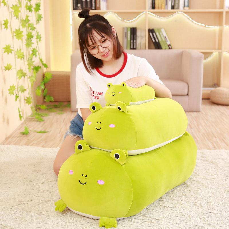 25CM Soft Animal Cartoon Pillow Cushion Cute Fat Dog Cat Totoro Penguin Pig Frog Plush Toy Stuffed Lovely Kids Birthyday Gift