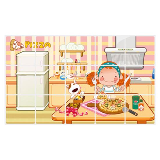 Oil Proof Kitchen Wall Sticker Stove Splash-Proof Wall Protector Waterproof Heat Resistant Self-Adhesive B