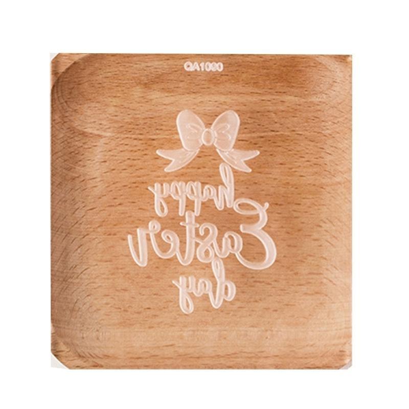 Plastic Material Cookie Mold DIY Cookie Stamps Easter Themed DIY Biscuit Moulds