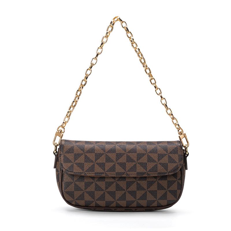 

New Underarm Bag Light Luxury Retro Casual Fashion One Shoulder Crossbody Bag Versatile Small Square Bag