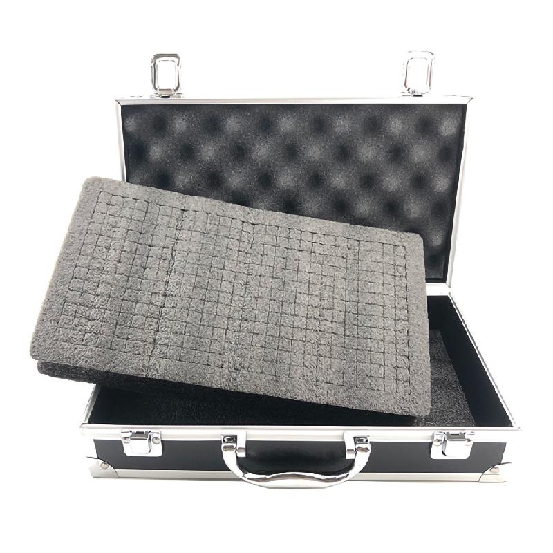 Portable Aluminum Tool Box Safety Equipment Toolbox Instrument Box Storage Case Suitcase Impact Resistant Case With Sponge