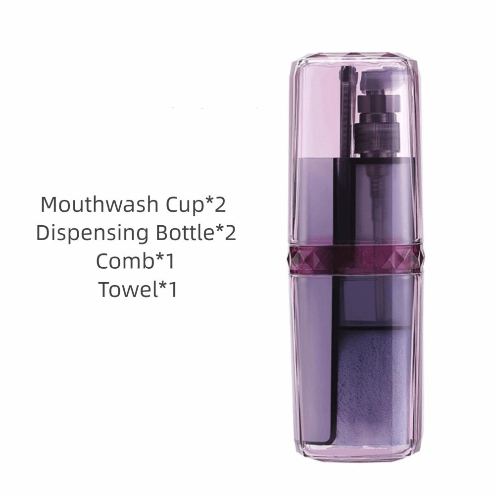 Partitioned Toothbrush Storage Box Waterproof Toothbrush Cup Case  School