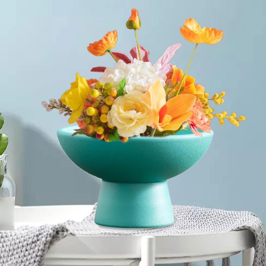 Round Ceramic Bowl for Floral Creations And Home Accents