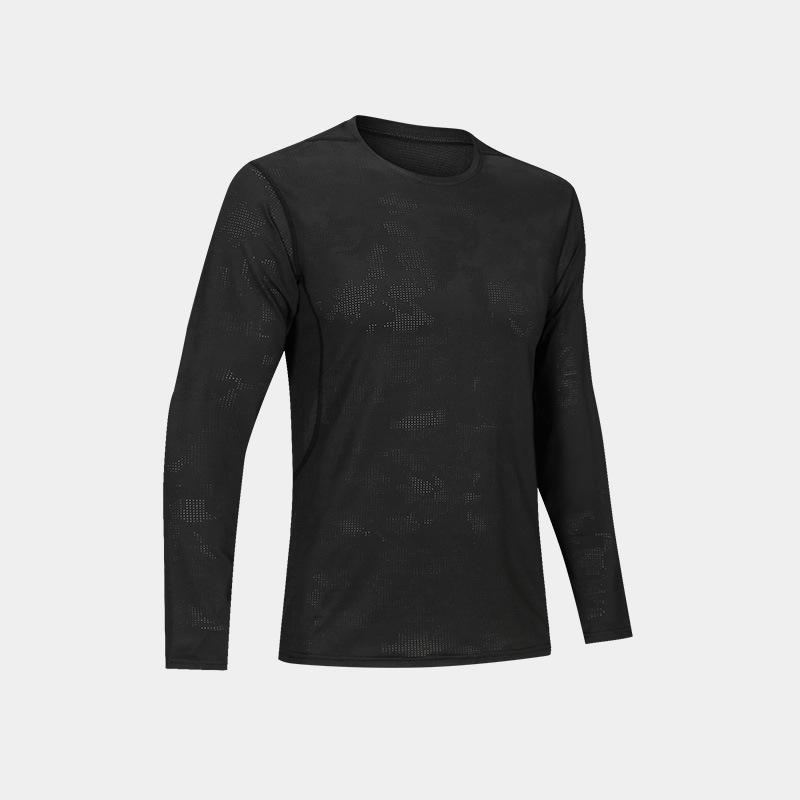 Brand Men's Quick-Dry Long Sleeve Sports T-Shirt - Loose Fit for Outdoor, Fitness, Basketball, Running