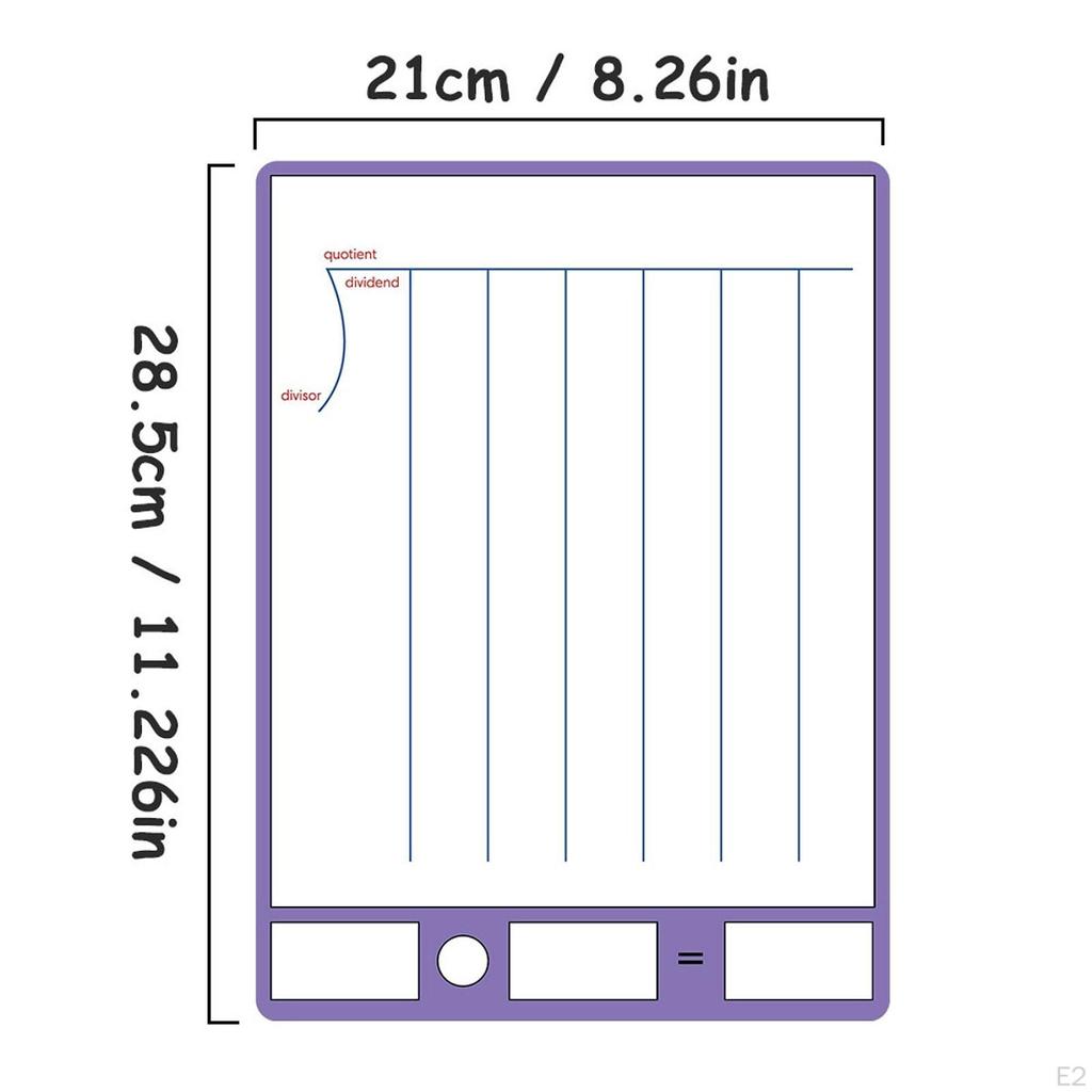 4x Small White Board Dry Erase Sheets Lapboard for Home Learning