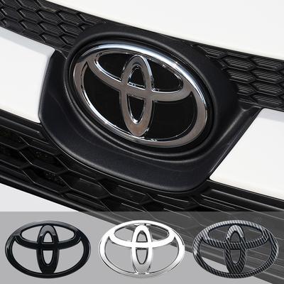 Logo Auto 3D per serie di auto Toyota Corolla Camry RAV4 Griglia Anteriore Cofano Emblema Posteriore Paraurti Posteriore Portellone Bagagliaio Marchio Emblema