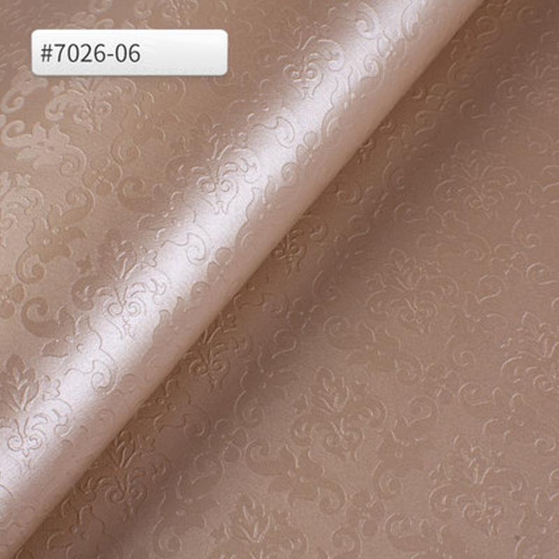 100x138cm Artificial Leather Damascus Pattern Faux PU Leather Fabric For Diy Upholstery Furniture Sofa Car Bag Sewing Material