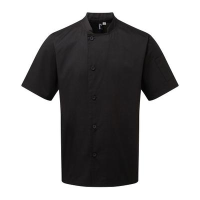 Premier Unisex Adult Essential Short-Sleeved Chef Jacket