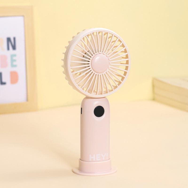 Smart USB Rechargeable Handheld Mini Fan with Digital Display