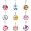 55MM Anime Pretty Cure Keychain Natsuki Rin/Kasugano Urara/Akimoto Komachi Key Chain Acrylic Model Plate Christmas Gifts