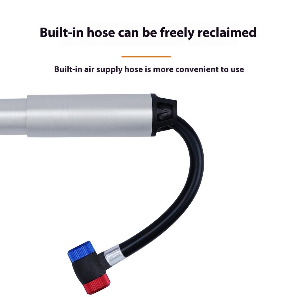 ENLEE ED-900 Portable Bicycle Tire Pump Mini Aluminum Alloy Bike Air Inflator