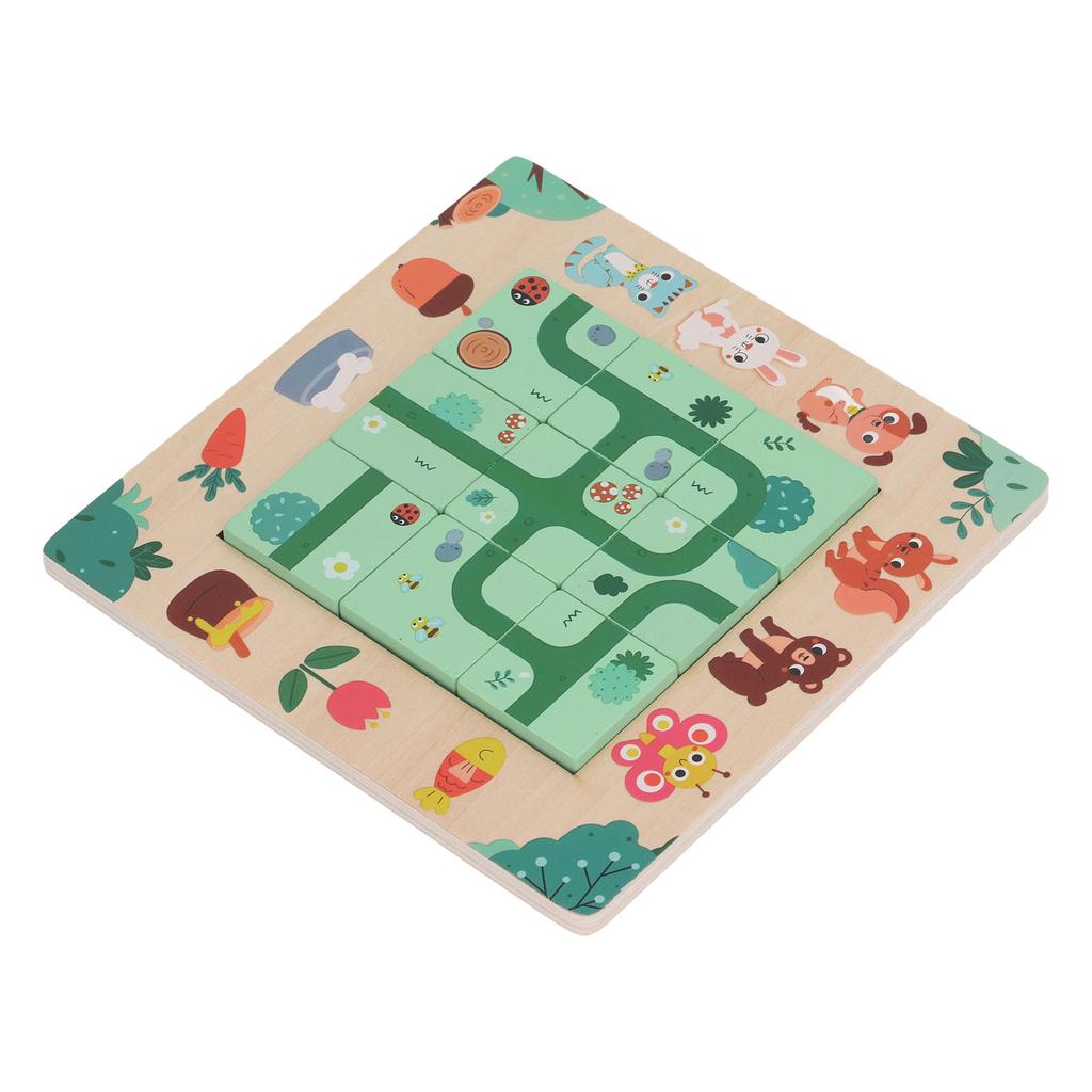 Kids Puzzle Toy Wooden Educational Jigsaw Puzzle Game for Festival Party Gathering