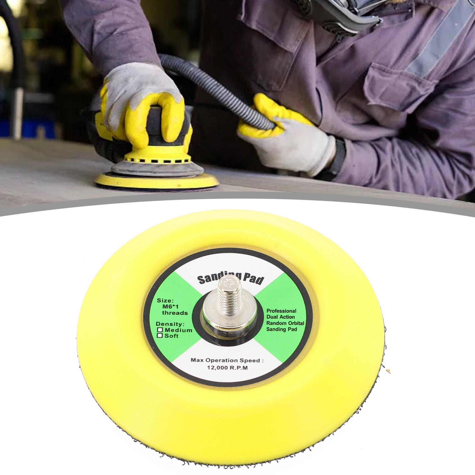 

1-6inch Polishing Sanding Disc Backing Pads Hook And Loop For Pneumatic Sander Polishing Machine Chassis Sandpaper Adhesive Disc 1 inch