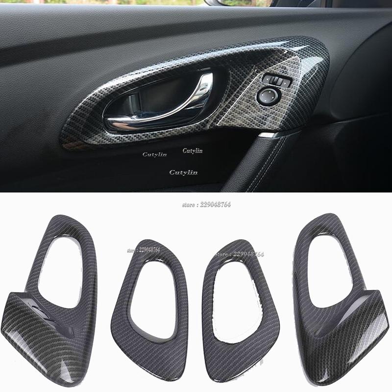 For Renault Kadjar 2016 2017 2018 ABS Matte Door Inner Handle Bowl Car ide Door Bowl Cover Trim Stickers Accessories