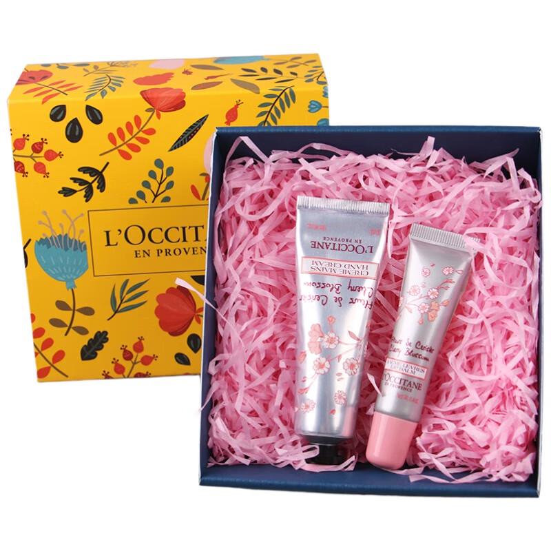 L Occitane Hand Cream & Lip Gloss Gift Set