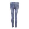 Women High Waisted Hole Skinny Denim Jeans Stretch Trousers Pants Calf  Jeans