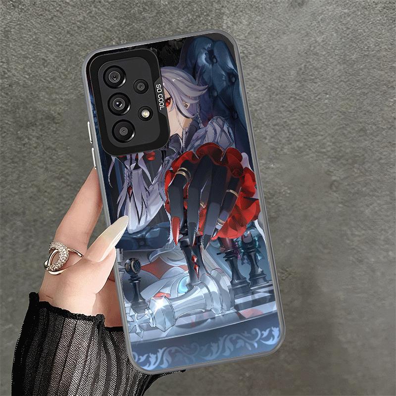 Genshin Impact Arlecchino Soft Phone Case for Samsung A17 A16 A15 A14 A13 A57 A56 A55 A54 A53 A37 A36 A35 A34 A33 A26 A25 A24 A2