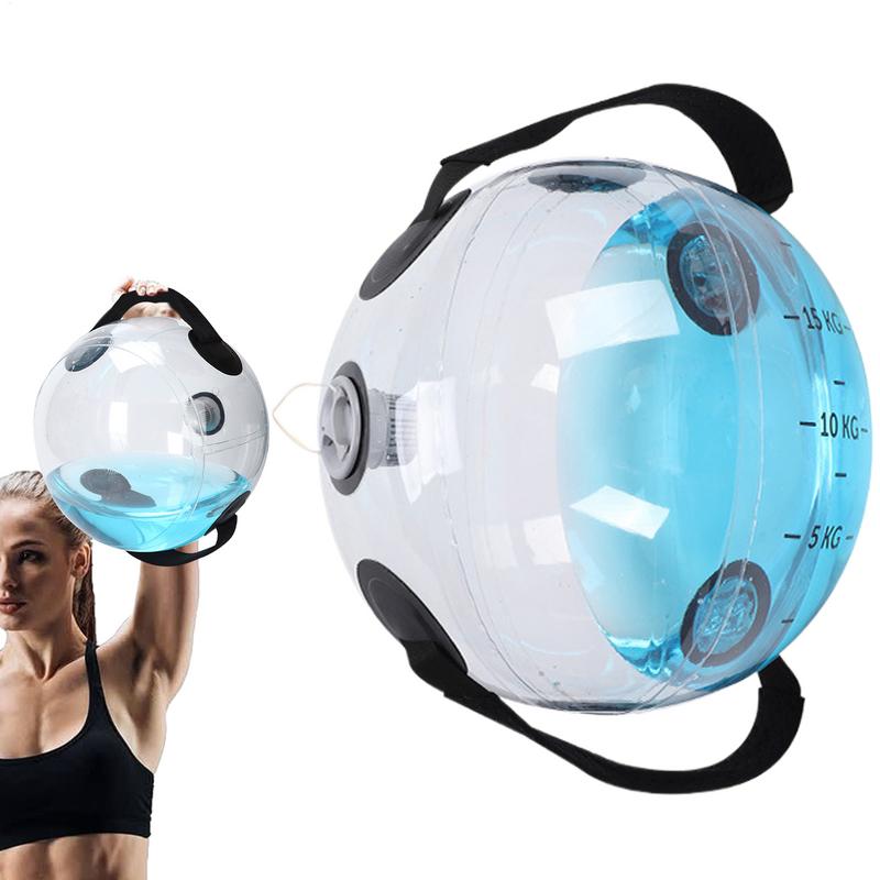 Aqua Bags for Workout Adjustable Water Training Bag 15kg Adjustable Inflatable Water Power Bags Fitness Body Building Aqua ball
