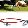 Breakaway Safety Cable Stainless Steel Caravan Trailer Rope Brake Away Braked Hitch Accessories Parts Heavy Duty Anti-Rust