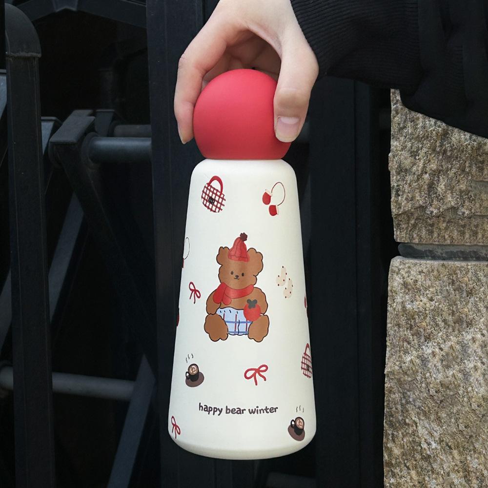 350Ml Stainless Steel 316 Thermos Cup Creative Cute Student Children Portable Outdoor Sports Water Cup