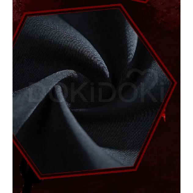 PÅ LAGER Zenin Makii Cosplay Kostume Anime Cosplay DokiDoki-R Kvinder Sort Uniform Zenin Makii Dragt Bælte Cosplay Kappe Kostume