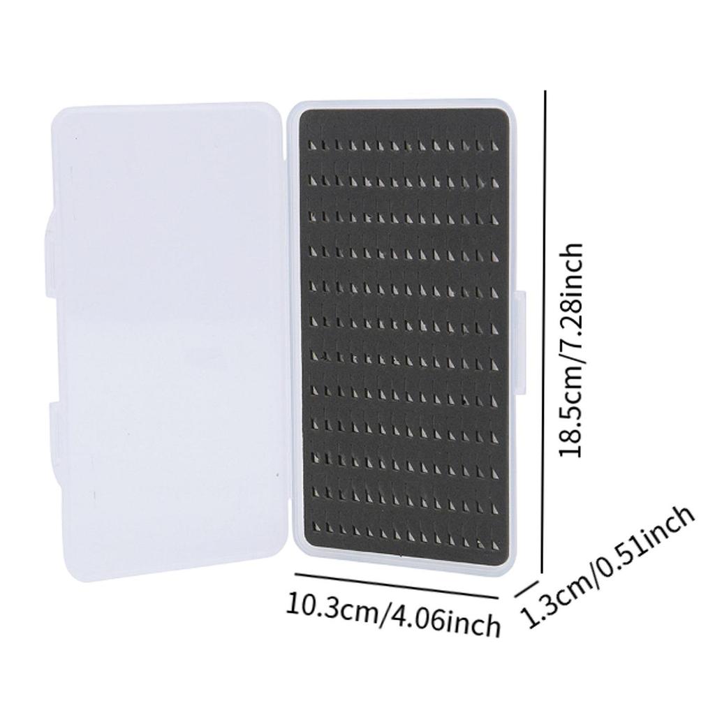 Fly Fishing Box Fly Holder Fishing Streamers Case Multifunctional for Bass Trout Gear Jig Case Lure Hook Storage Container