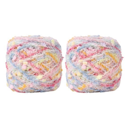 1/2Pcs 100G Hand Blended Yarn Ball DIY Handmade Knitting Crafts Bags Gloves Tassels