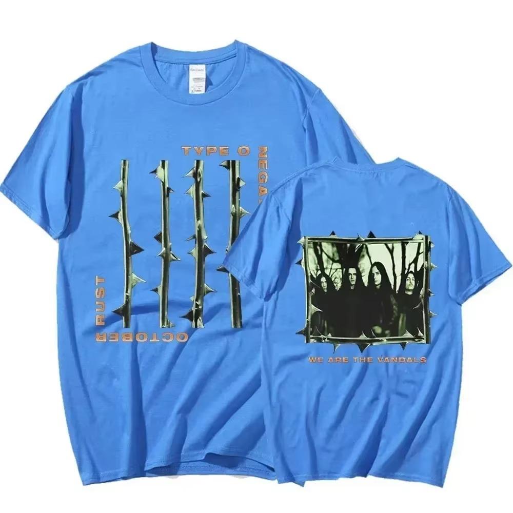 Type O Negative October Rust T Gothic Metal  T Shirt Summer Men's Pure Cottoncomfort Vintage Short Sleeve T-shirts