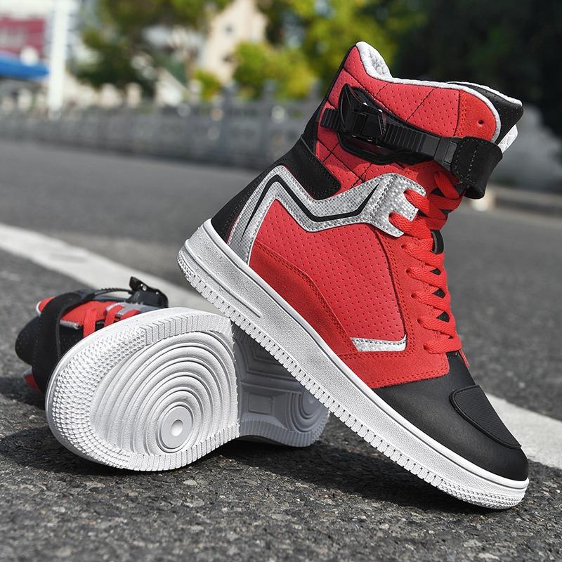 Nowe Męskie Buty Motocyklowe Męskie Buty Motocyklowe Ridera na Cały Sezon Off-Road Buty Motocyklowe Wyścigowe Botki na Kostkę Sprzęt Motocyklowy na Cały Sezon