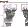 Resin Mini Plaster Figure: Character Model for Art Teaching and Painting Sketches.